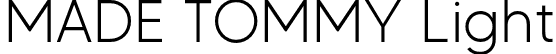 MADE TOMMY Light font - MADE TOMMY Light_PERSONAL USE.otf