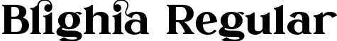 Blighia Regular font - Blighia.ttf