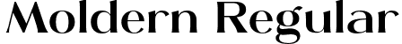 Moldern Regular font - MoldernRegular-K7nMy.otf