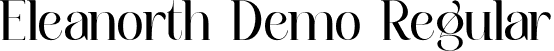 Eleanorth Demo Regular font - EleanorthDemo-7BMPV.otf