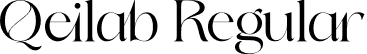 Qeilab Regular font - Qeilab.otf