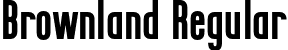 Brownland Regular font - Brownland-Regular.otf