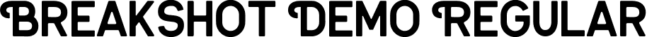 Breakshot Demo Regular font - Breakshotdemo-MVRVB.ttf