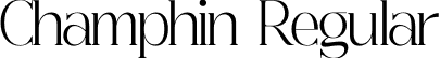 Champhin Regular font - Champhin.otf