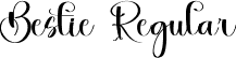 Bestie Regular font - Bestie.ttf