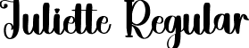 Juliette Regular font - Juliette.ttf