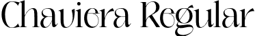 Chaviera Regular font - chavieraregular-d9pwz.otf