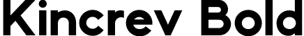 Kincrev Bold font - KincrevBold-d9p06.otf