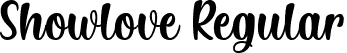 Showlove Regular font - Showlove-Regular.ttf