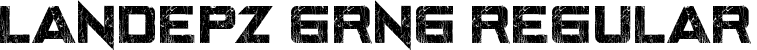 LANDEPZ GRNG Regular font - landepz-grng.otf