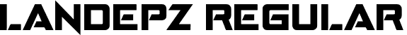 LANDEPZ Regular font - landepz.ttf