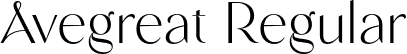 Avegreat Regular font - avegreat.otf