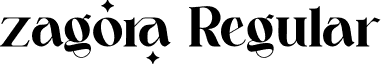 Zagora Regular font - Zagora-mLEPG.otf