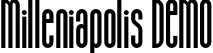 Milleniapolis DEMO font - MilleniapolisIkiikocom-ywged.otf