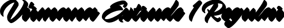 Virmana Extrude 1 Regular font - VirmanaExtrude1-nRm5O.ttf