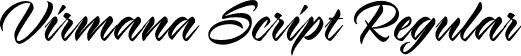 Virmana Script Regular font - VirmanaScript-8MVqn.otf