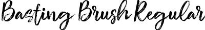 Basting Brush Regular font - basting-brush.ttf