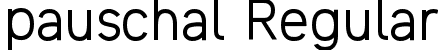 pauschal Regular font - pauschalVF.ttf