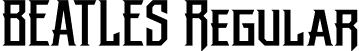 BEATLES Regular font - BEATLES.otf