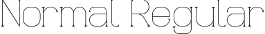 Normal Regular font - Shigeo Regular.ttf