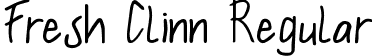 Fresh Clinn Regular font - Fresh-Clinn.ttf