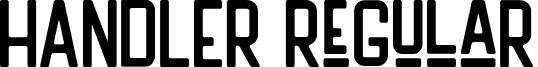 HANDLER Regular font - Handler Regular.otf