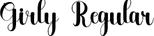 Girly Regular font - Girly.ttf