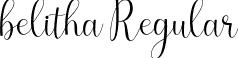 belitha Regular font - Belitha-Ea4Dn.ttf