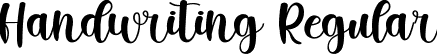 Handwriting Regular font - Handwriting.ttf