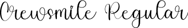 Crewsmile Regular font - Crewsmile.otf