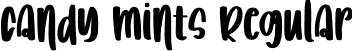 Candy Mints Regular font - Candy Mints.otf