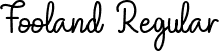 Fooland Regular font - Fooland-DOOm0.ttf