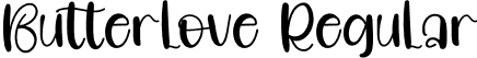 Butterlove Regular font - Butterlove.otf