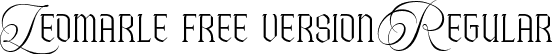 Leomarle free version Regular font - LeomarleFreeVersionRegular-Rpzlo.ttf