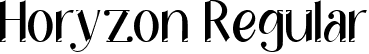 Horyzon Regular font - horyzon-free-personal-use.ttf