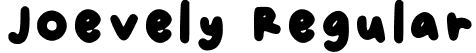 Joevely Regular font - Hello bubble.ttf