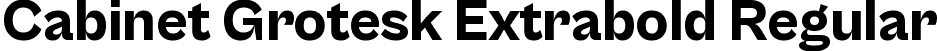 Cabinet Grotesk Extrabold Regular font - CabinetGrotesk-Extrabold.ttf