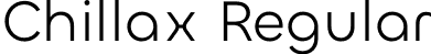 Chillax Regular font - chillax-regular.otf