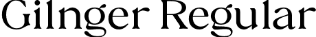 Gilnger Regular font - gilnger-regular.otf