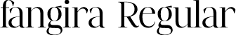 fangira Regular font - fangira.otf