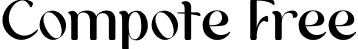 Compote Free font - compote-free.otf