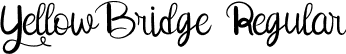 YellowBridge Regular font - YellowBridge.otf