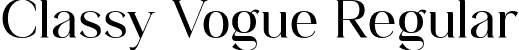 Classy Vogue Regular font - classyvogueregular-p7rry.otf