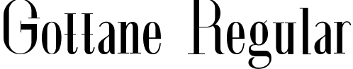 Gottane Regular font - Gottane.ttf