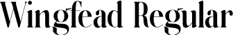 Wingfead Regular font - Wingfead.otf