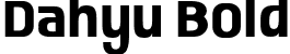 Dahyu Bold font - DahyuPersonalUse-Bold.otf