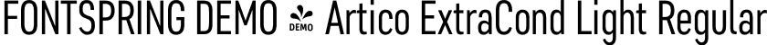 FONTSPRING DEMO - Artico ExtraCond Light Regular font - Fontspring-DEMO-articoexcond-light.otf