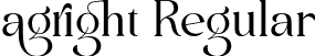 agright Regular font - agright regular.otf