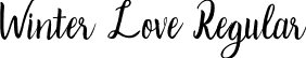 Winter Love Regular font - WinterLove-ywwvV.ttf