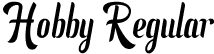 Hobby Regular font - Hobby.otf